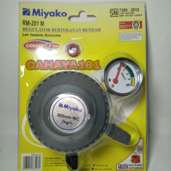 Regulator gas Miyako RM201M(A9C6) regulator kompor gas regulator