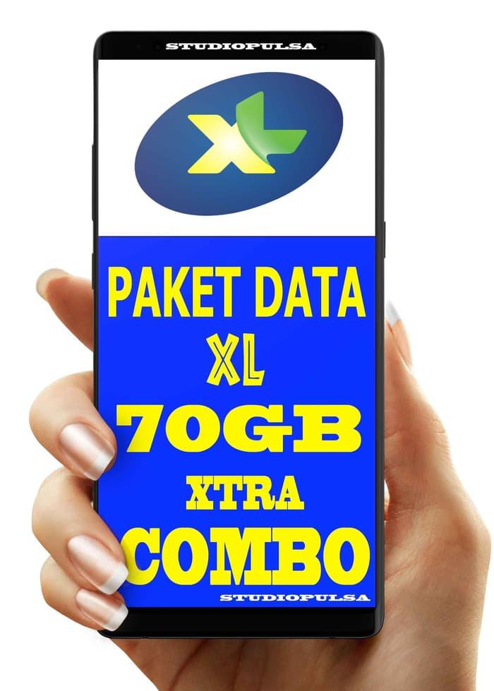 PAKET DATA INTERNET XL, KUOTA XL XTRA COMBO 70GB