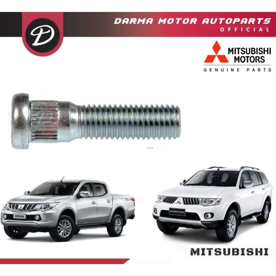 Bolt Baut Roda Mitsubishi Pajero Sport Triton New Triton ANPS MB584750 ...