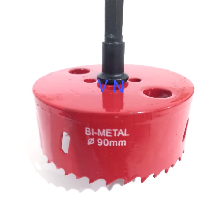 Hole Saw 90 mm/Mata Bor Pembolong Kayu/Triplek/Plastik PVC Lazada