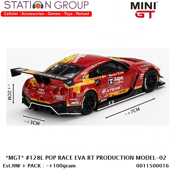 MINI GT #128L POP RACE EVA RT PRODUCTION MODEL-02 1-64 - DIECAST