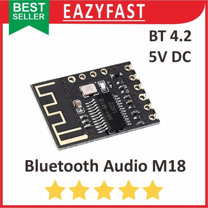 Modul Bluetooth Audio Receiver M18 BT 4.2 Stereo AUX Module Board ...