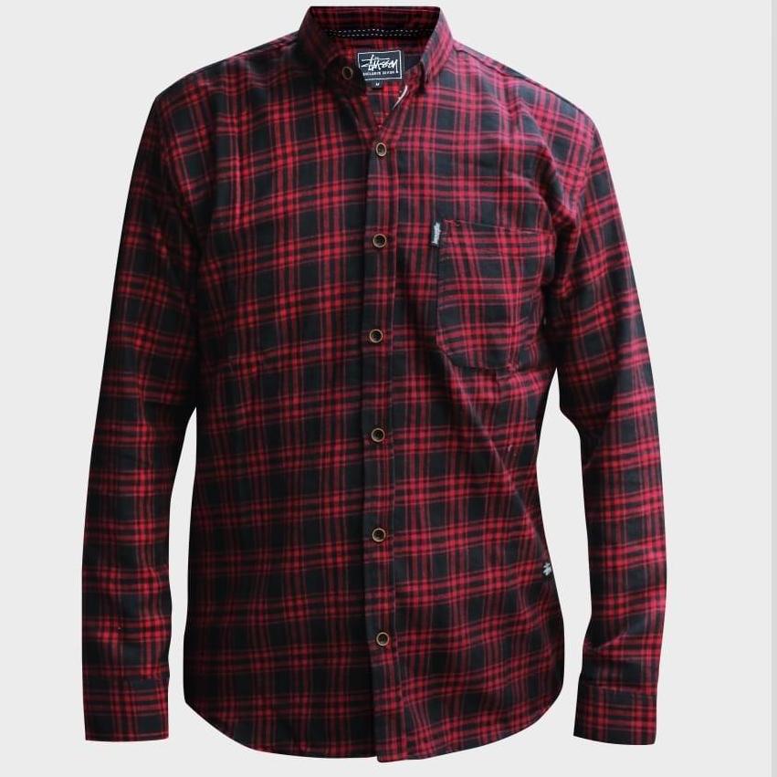 Kemeja Flanel Pria /Corak Cassual Colorfull Premium