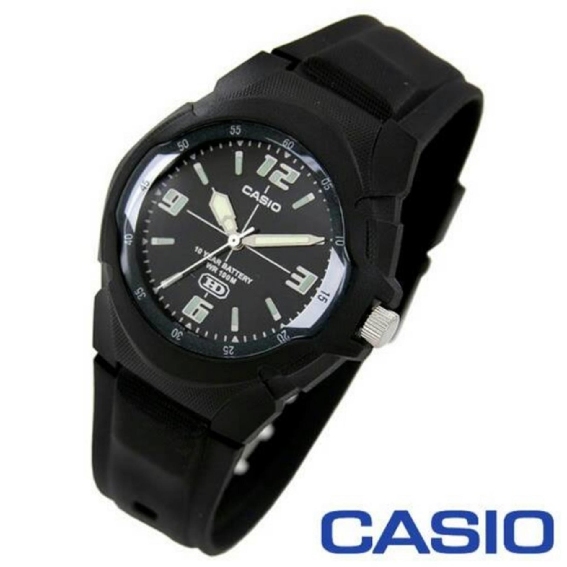 CASIO ORIGINAL - CASIO MW-600F-1A - MEN - Black - Strap Resin