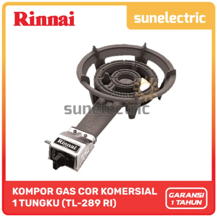 Rinnai Tl 289 Ri Kompor Gas Komersial 1 Tungku Tl 289 Ri Tl289 Ri Tl 289ri Hitam Lazada Indonesia
