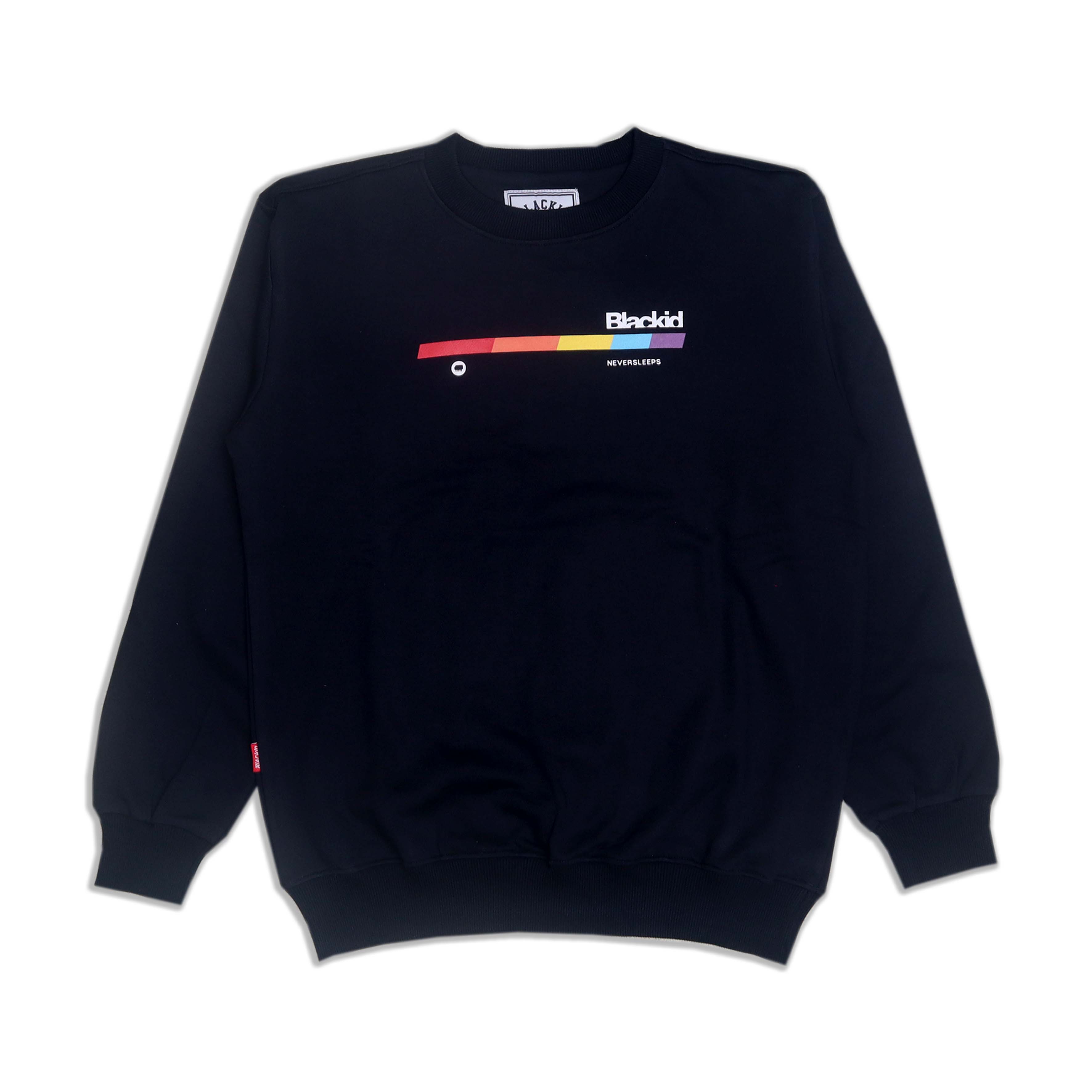 black sweatshirt