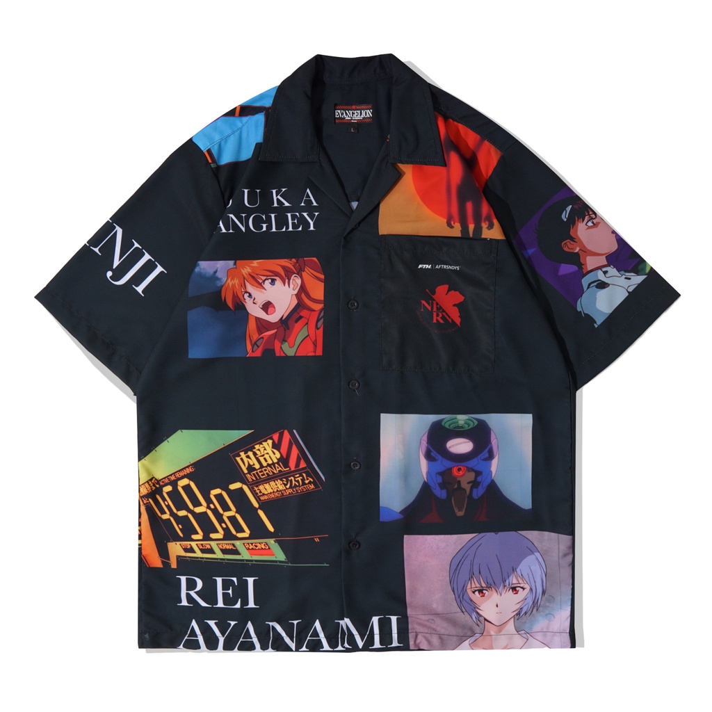 X-girl × EVANGELION OPEN COLLAR SHIRT X-girl 2020 SPRING