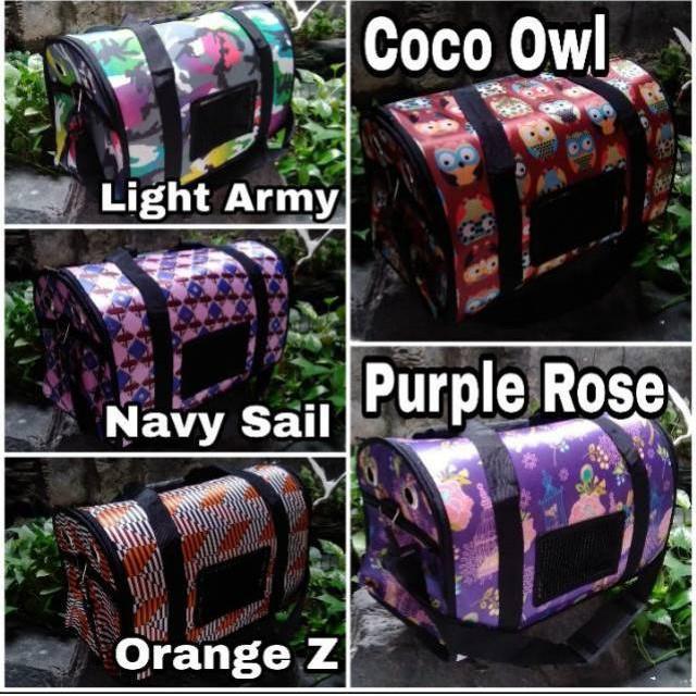 Tas hewan 2in1 tabung no multiplek kucing anjing reptil burung pet cargo carrier bag kandang cage hewan pet stuff