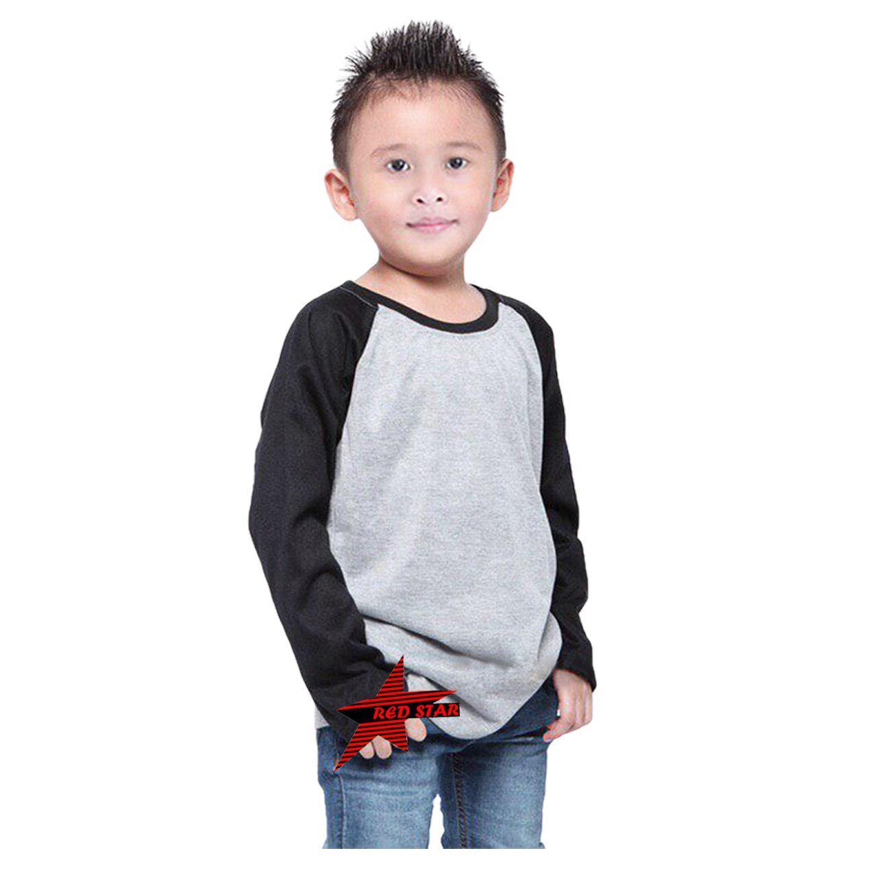 Redstar | Raglan anak lengan panjang | baju anak
