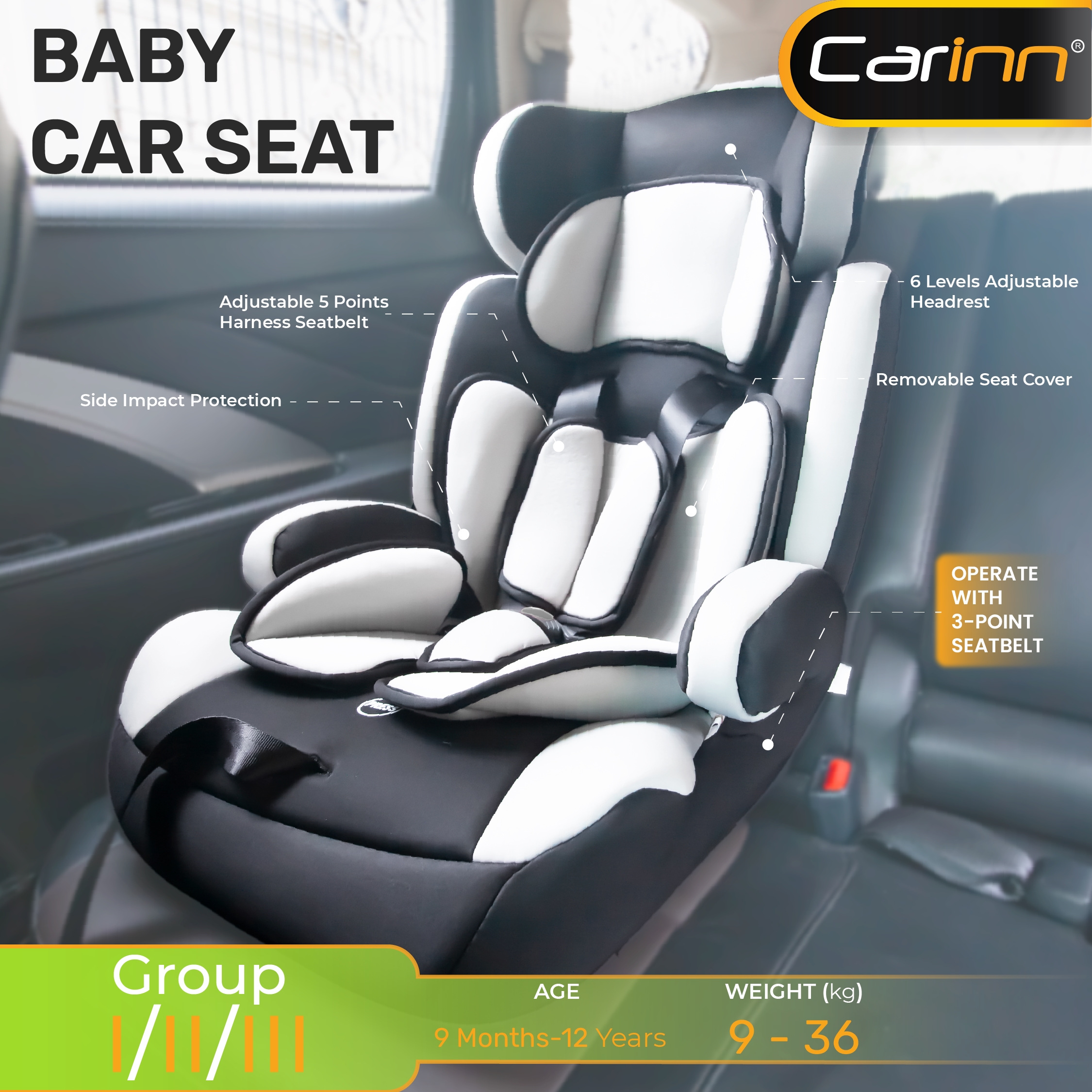 Infant Car Car Seats Months To 11 Years Carinn Carseat Baby Car