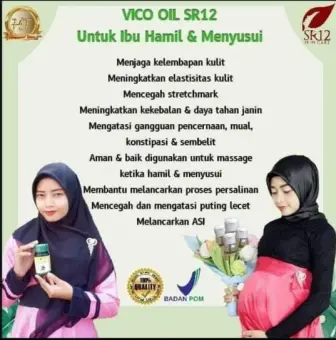 Vitamin Ibu Hamil Dan Busui Suplemen Bumil Busui Virgin Coconut Oil Sr12 Herbal Vico Kapsul Sr12