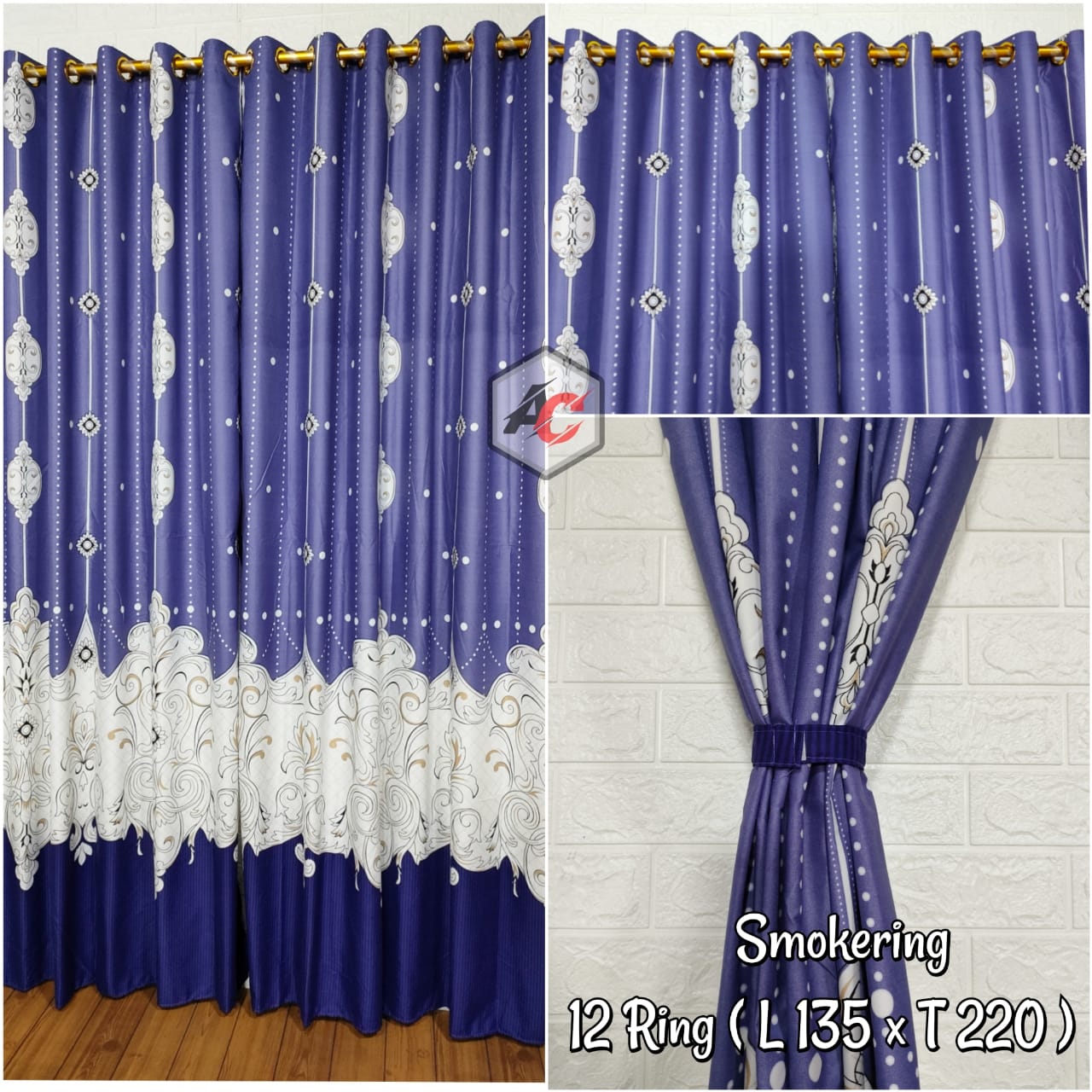 gorden smokring motif hellokitty ungu