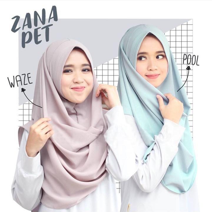 Cotton Bee ZANA PET Hijab Instant Kerudung Insant - Camel / Jilbab Instan Murah / kerudung Berkulitas / Hijab Terkini / Pastan Model Baru