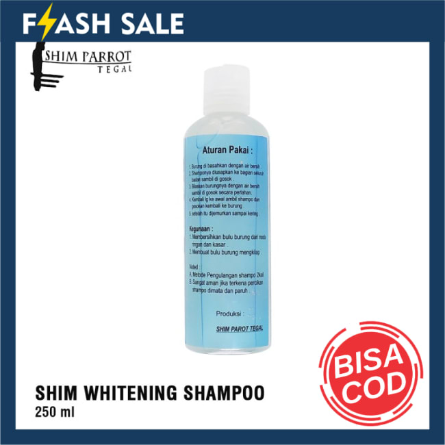 COD!!BARU!!Shampo Shim Parrot Whitening shampoo burung kakaktua macaw