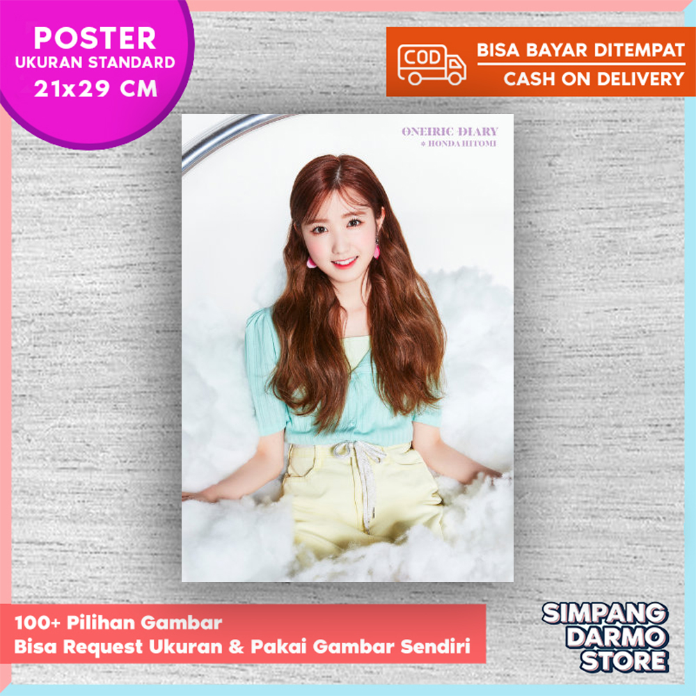 Poster IZONE atau IZONE KPOP Wizone Terbaru Ukuran A4 A3 Besar Kecil