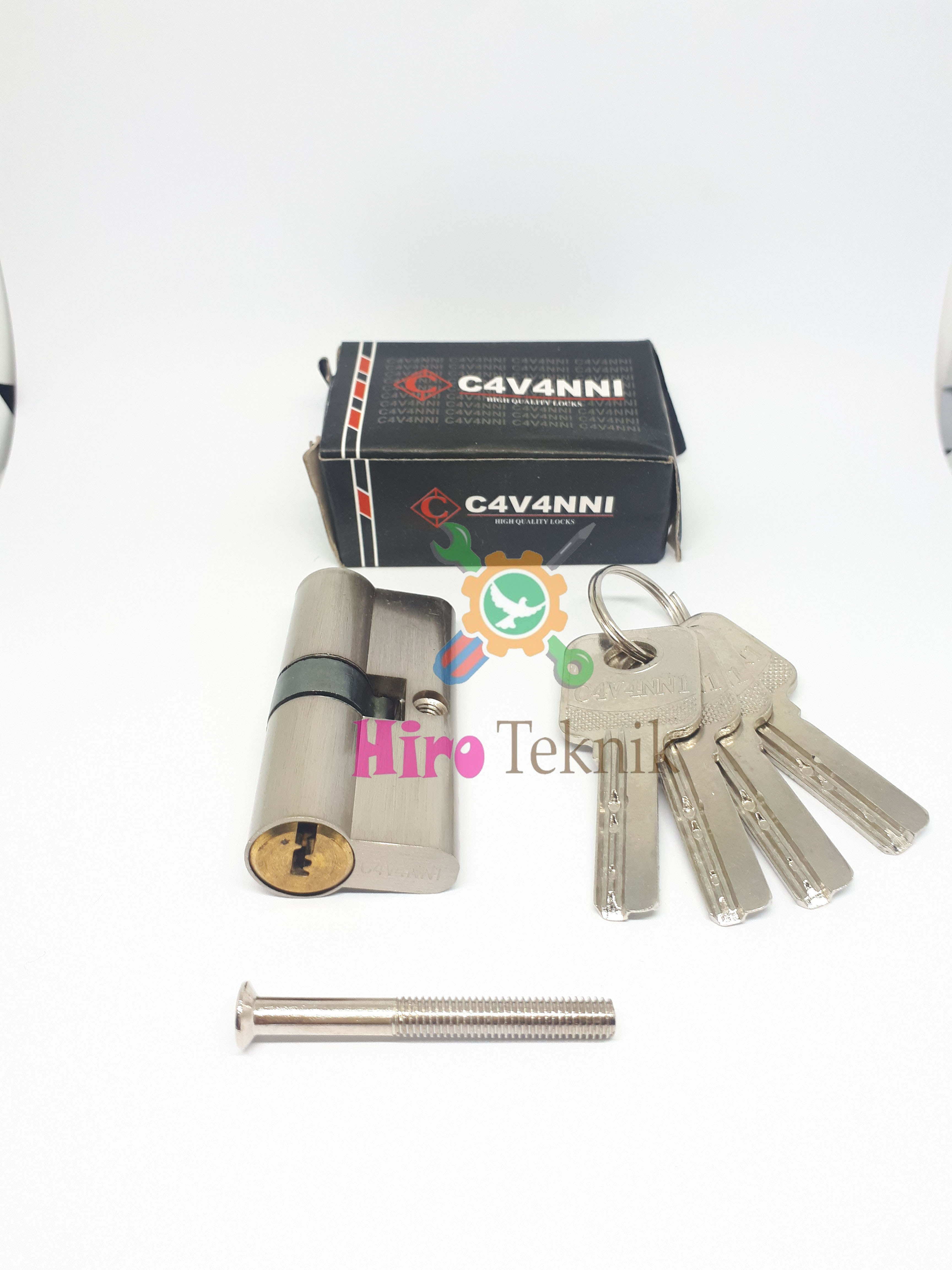 Cavanni Kunci Silinder Kecil 4 Key / Cylinder Door Lock Computer Key