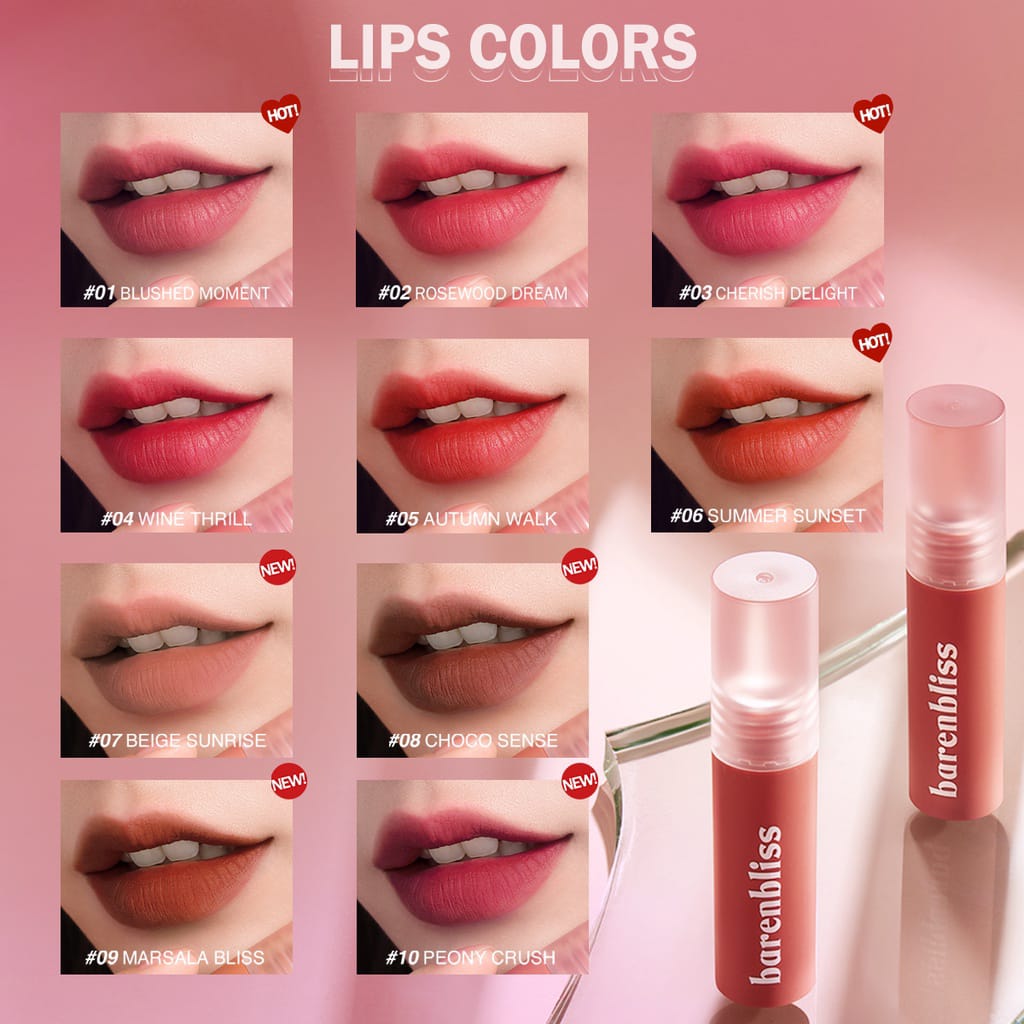 BNB barenbliss Cherry Makes Cheerful Lip Velvet korea Lipcream Lazada