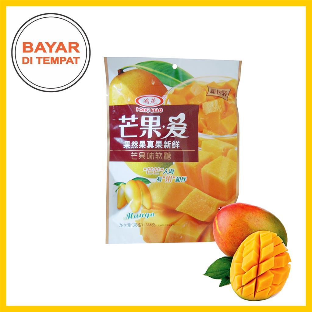 Makanan Import / Cemilan Kelurga / Permen Jelly / Permen Hong Mao Jelly Rasa Mangga 340gr