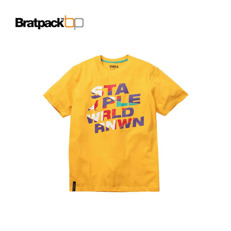 Staple Pigeon World Logo Men Tee 