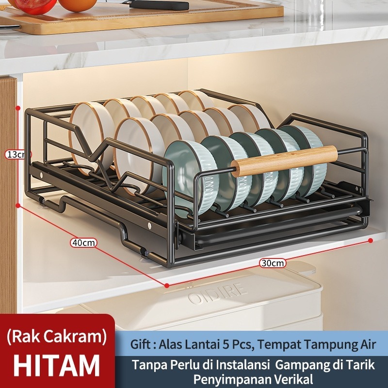 Ql Rak Peniris Piring Pengatur Dapur Lemari Pengering Piring Lemari Dapur Tarik Keluar Rak Dapur