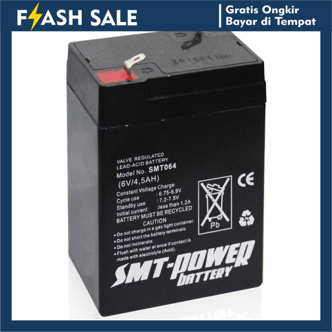 6 volt flash battery