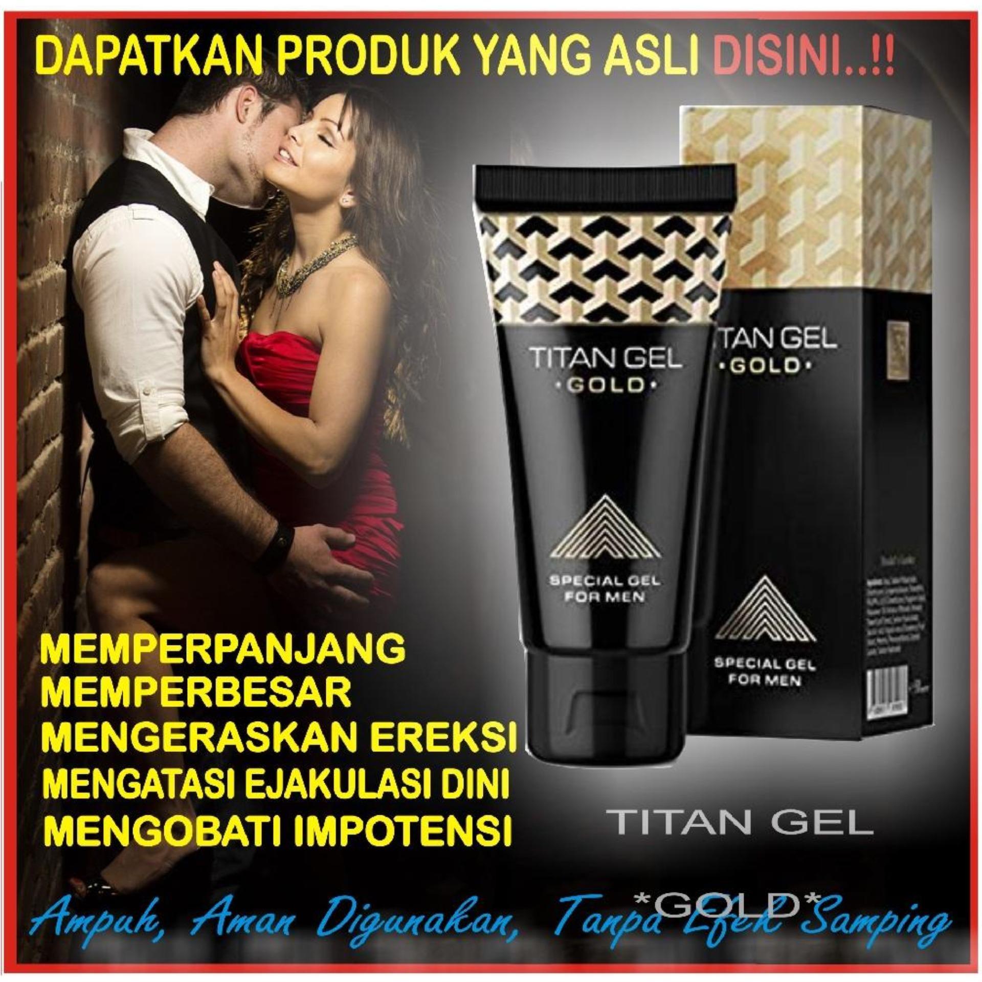 Titan Gel Gold Asli Rusia Obat Oles Pembesar Penis Permanen Pemanjang Alat Vital Kelamin Pria Lelaki Obat Kuat Tahan Lama Lazada Indonesia