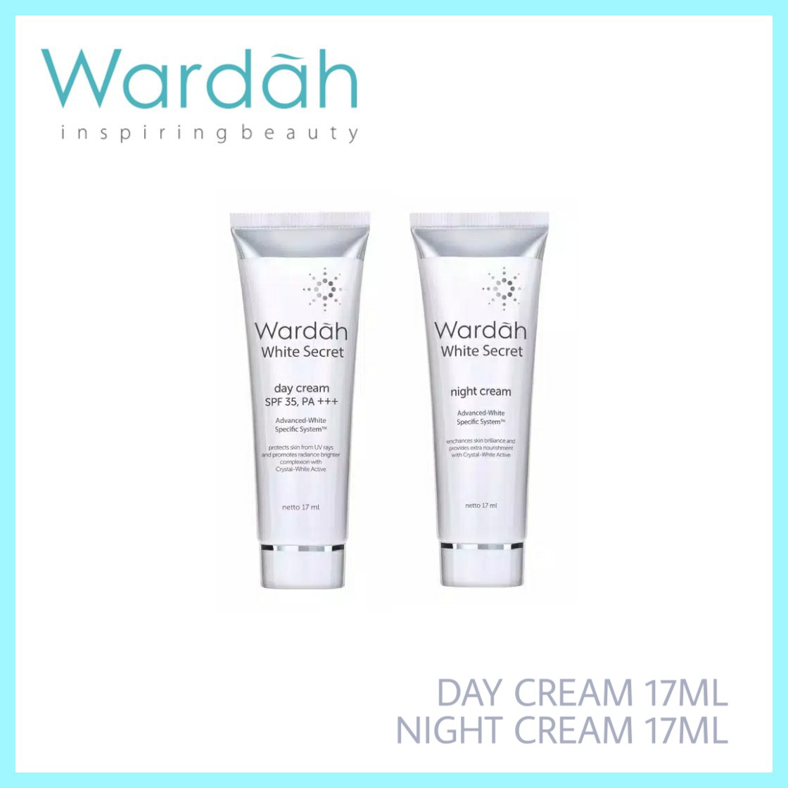 Wardah White Secret Day Cream & Night Cream 17ml