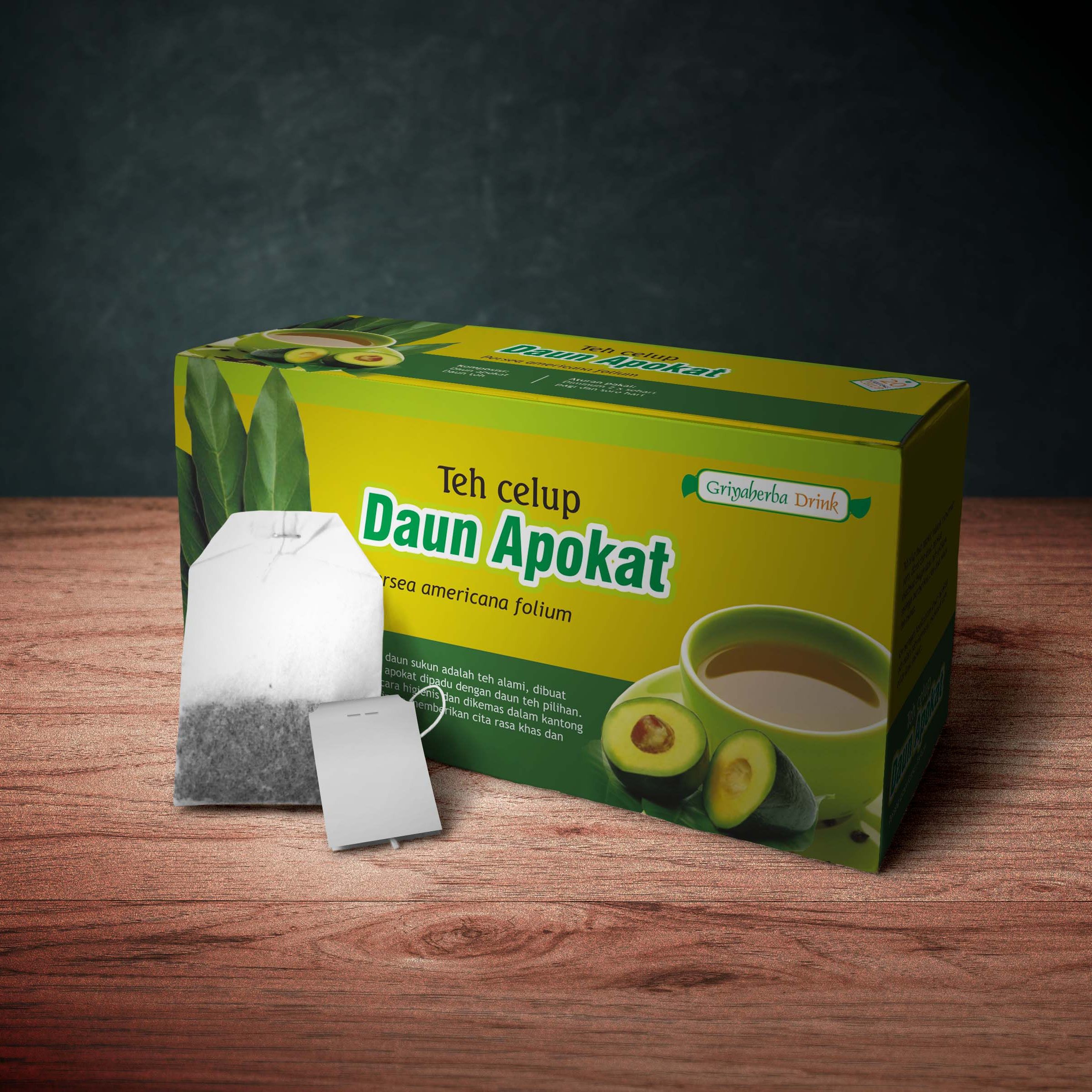 Teh Daun Apokat Griya Herba Minuman Herbal Celup Daun Alpukat Isi 20 ...