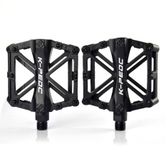 1 Pair Sepeda Pedal Aluminium Alloy Mountain Bike Pedal Road Bersepeda Sealed 3 Bearing Pedal BMX Ultra Light Bike Pedal Bagian Sepeda-Intl