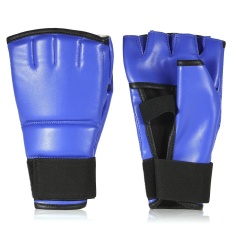 1 Pair Boxing Gloves Half Mitts Striking Sparring Gloves Fist Protector Taekwondo Muay Punching Bag Boxing Gym Training Gear