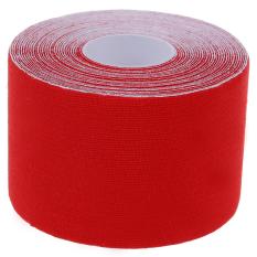 1 Roll Sports Kinesiology Muscles Care Fitness Athletic Health Tape 5M * 5CM (Red)