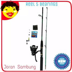 1 Set Pancing Reel 5 Bearings Joran Sambung 1.20 M