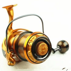 10 Serat Karbon Roda Logam Baja Anti Karat Berat Badan Halus Memancing Rol Emas 9000-Intl