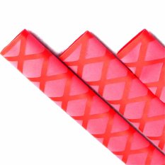 100*3.3 Cm Non-Slip Bungkus Susut Panas Tabung Tongkat Pancing Pegangan Isolasi Tahan Air Gagang Raket Pegangan (Merah)-Intl