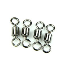 100 Buah Bantalan Rolling Drum Pancing Solid Putar Cincin LB Umpan Konektor Baru (10 #)