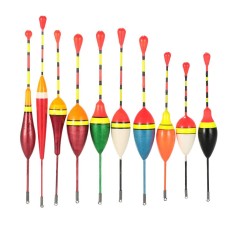 10 Pcs Multi-purpose Light Floaters Memancing Memancing Set Apung Bite Strike Indikator Apung Pelampung Fishing Angling Peralatan- INTL