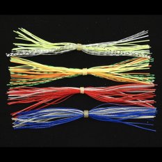 12 Bundles Fly Tying Rubber Benang Tali untuk Lalat Lures Beard Wire Membuat-Intl