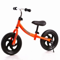 12 Inch Roda Dua Pushbike Anak-anak Balance Training Bike dengan Adjustable Setang dan Sadel Warna: Jeruk Ukuran: 12 Inch-Intl