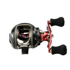 12BB 6,3: 1 Tangan Kanan Umpan Casting Reel Pancing 11 BALL Bantalan And One Arah Kopling Kecepatan Tinggi Merah