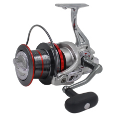 14x1 Bantalan Bola Profesional Jarak Jauh Lemparan Spinning Reel Pancing Surfing Pening Kiri Kanan Dilipat Pemilik Resor Pegangan Alat Pemintal Tali Pancing-Internasional