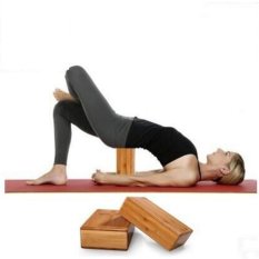 2 Pcs Baru High-density Alami Bambu Yoga Blok Batu Bata Tinggi Quality Home Latihan Kebugaran Gym Latihan Olahraga Alat-Internasional