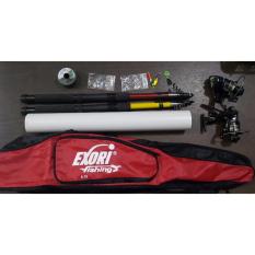 2 Set Alat Pancing 210cm LENGKAP Joran Reel Tas Pancing: Harga Promo!