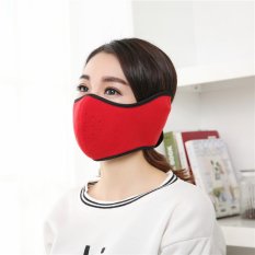 2017 Aidini LAZADA Explosion Hangat Mask Fleece Riding Kreatif Masker Pelindung Telinga Bag-Intl