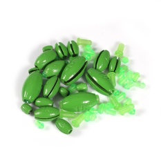 20PCS/Set Quick Insert Lead Sinker Weight Fishing Accessories Tackle(1g & 3g & 7g & 15g) - intl