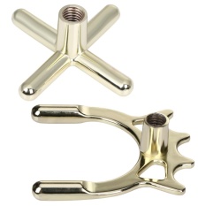 2pc Brass Bridge Head Pool Cue Stick Frame Pole for Snooker Billards 9 Ball - intl