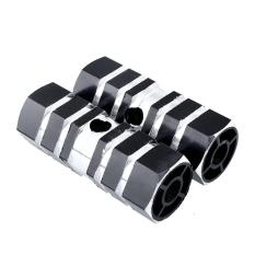 2X Pasangan BMX Gunung Axle Kaki Pedal Jalu Sepeda Silinder Non-Slip Sepeda-Intl