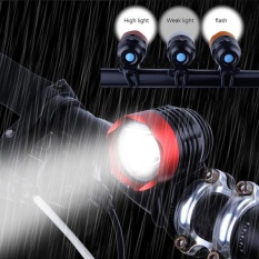 3000 Lumen XML T6 USB Interface LED Sepeda Lampu Sepeda Lampu Depan Lampu 3 Mode-Intl