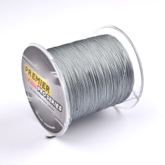 300 M Multifilamen Superbraid Laut Pancing Colorfast Dikepang Line 0.33mm Line Diameter Maksimum Ketegangan 40lb/18.1 Kg Grey