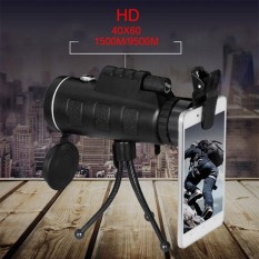 40X60 HD Pro Optik Perjalanan Luar Angkasa Bermata Satu Teleskop Telepon Lensa dengan Tripod-Internasional
