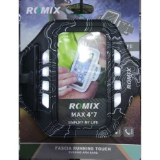 (4.7 ''Silver) Romix Rh19 Brazalete Pulsera Caja Ultrafina Respirable Recargable LED Banda De 5.5/4.7 Pulgadas Teléfono Funcionando Bolsa-Intl